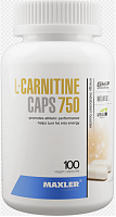 Maxler L-Carnitine Caps 750 мг. (L-Карнитин) 100 капсул