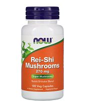 Now Foods Rei-Shi Mushrooms (Грибы Рейши) 270 мг. 100 растительных капсул