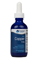 Ionic Copper 3 mg (Ионная медь 3 мг) 2 fl oz. 59 ml (Trace Minerals)