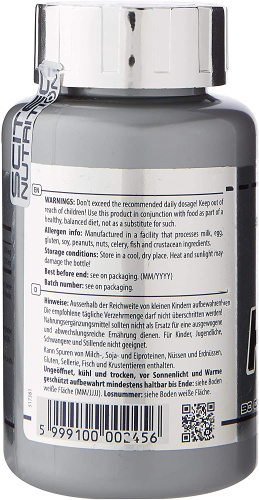 Аминокислота Scitec Nutrition Mega HMB (Гидроксиметилбутират) 900 мг. 90 капсул фото 3