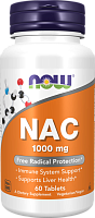 NAC 1000 мг (N-Ацетил L-цистеин) 60 таблеток (Now Foods)