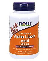 Alpha Lipoic Acid (Альфа-Липоевая Кислота) 600 mg 120 капсул (Now Foods)