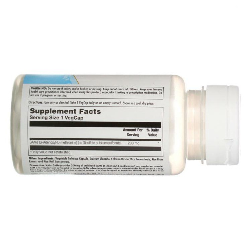 KAL SAMe (S-Аденозил-L-Метионина) 200 мг. 30 растительных капсул фото 2