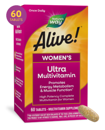 Alive! Women's Ultra Multivitamin (Ультра мультивитамины для женщин) 60 таблеток (Nature's Way) фото 7
