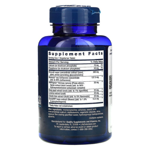 Life Extension Estrogen For Women (Эстроген для женщин) 30 вегетарианских таблеток фото 2