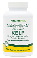 NaturesPlus Icelandic Kelp (Исландские бурые водоросли) 150 мг. 300 таблеток