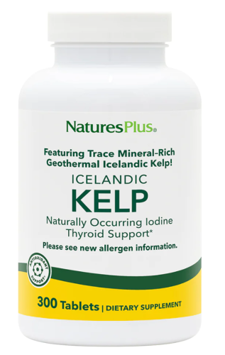 NaturesPlus Icelandic Kelp (Исландские бурые водоросли) 150 мг. 300 таблеток