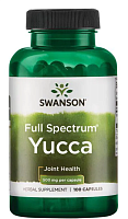 Full Spectrum Yucca (Юкка полного спектра) 500 мг 100 капсул (Swanson)