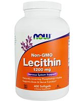 Now Foods Non-GMO Lecithin (Лецитин без ГМО) 1200 мг. 400 мягких капсул