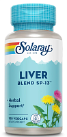 Solaray Liver Blend SP-13 (Печеночная смесь) 100 растительных капсул 