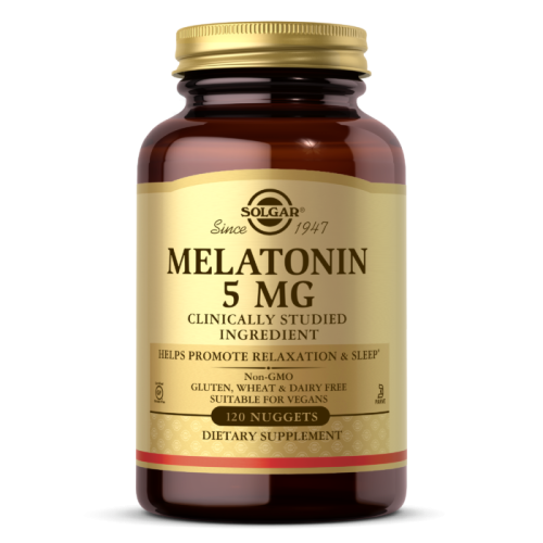 Solgar Мелатонин (Melatonin) 5 мг. 120 жевательных таблеток