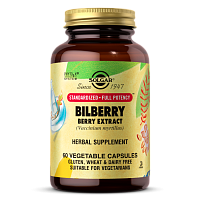 Solgar Bilberry Berry Extract (Экстракт ягод черники) 60 капсул