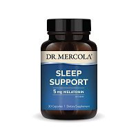 Sleep Support with Melatonin 5 mg (Поддержка сна с помощью мелатонина 5 мг) 30 капсул (Dr. Mercola)