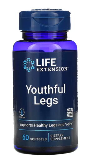 Life Extension Youthful Legs (Добавка для здоровья ног) 60 мягких капсул
