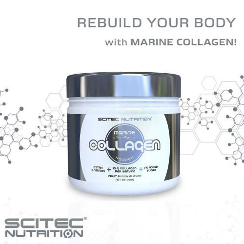 Marine Collagen Powder 300 грамм (Scitec Nutrition) фото 3