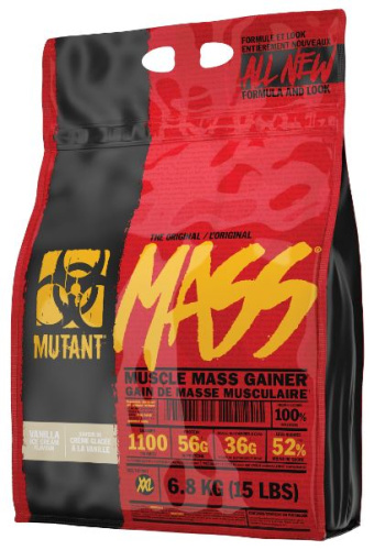 Гейнер Mutant Mass Gainer (15lb) 6800 г.