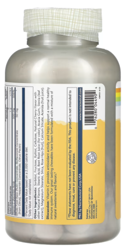Vitamin C 500 mg Chewables (Жевательный Витамин C 500 мг) 100 таблеток (Solaray) фото 2