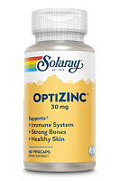 Solaray OptiZinc (Монометионин цинка с витамином В-6) 30 мг. 60 растительных капсул
