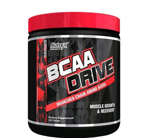 BCAA Drive Black 200 таблеток (Nutrex) фото 5