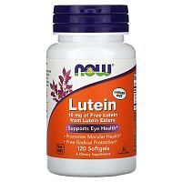 Now Foods Лютеин (Lutein) 10 мг. 120 капсул