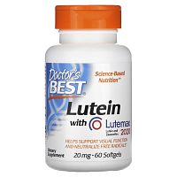 Lutein with Lutemax (Лютеин 20 мг) 60 капс (Doctor's Best)