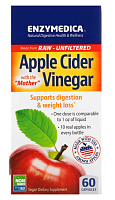 Apple Cider Vinegar 710 mg (Яблочный уксус 710 мг) 60 капсул (Enzymedica)