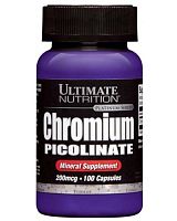 Chromium Picolinate 200 мг 100 капс (Ultimate Nutrition)