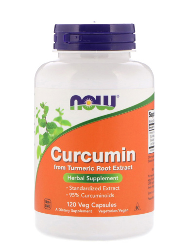Curcumin (Куркумин) 665 mg 120 капсул (Now Foods)
