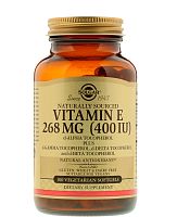 Solgar Витамин E 400 IU (268 mg) 100 вегетарианских капсул