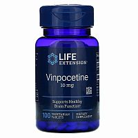 Life Extension Vinpocetine (Винпоцетин) 10 мг. 100 таблеток