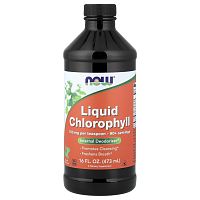 Liquid Chlorophyll (Жидкий Хлорофилл с Ароматом Мяты) 473 мл (Now Foods)_