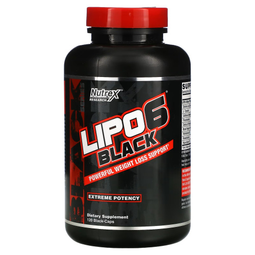 Жиросжигатель Nutrex Lipo-6 Black 120 капсул фото 4