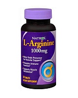 L-Arginine 1000 mg - 50 таблеток (Natrol)