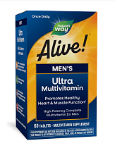 Alive! Men's Ultra Multivitamin (Ультра мультивитамины для мужчин) 60 таблеток (Nature's Way)