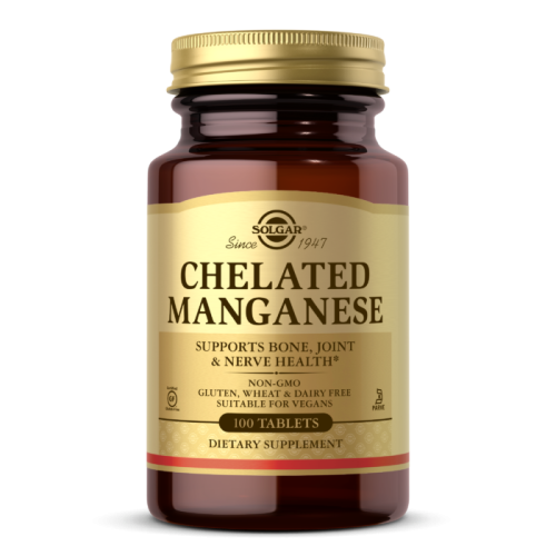Solgar Хелатный Марганец (Chelated Manganese) 8 мг. 100 таблеток