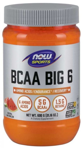 Now Foods Sports BCAA BIG 6 600 г.
