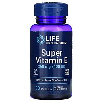 Life Extention Super Vitamin E (Супер Витамин E) 268 мг. 400 IU 90 капсул