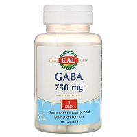 KAL GABA (ГАБА) 750 мг. 90 таблеток