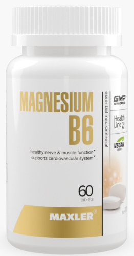 Maxler Magnesium B6 (Магний B6) 60 таблеток