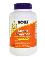 Now Foods Super Primrose (Масло примулы вечерней) 1300 мг. 120 мягких капсул