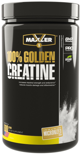 Maxler 100% Golden Creatine Micronized (Микронизированный креатин моногидрат) 600 г. 
