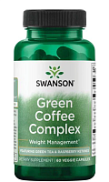 Green Coffee срок 03.2024(Зеленый кофе с зеленым чаем и малиновыми кетонами)60 вег капсул(Swanson)