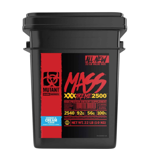Гейнер Mutant Mass XXXTREME 2500 10 кг. 22lb