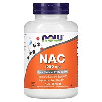 Now Foods NAC (N-Ацетилцистеин) 1000 мг. 120 таблеток