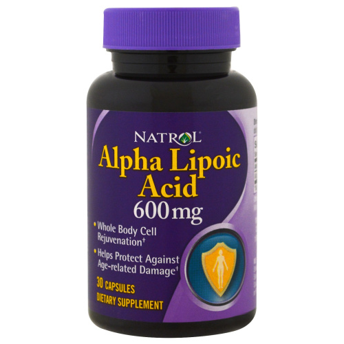 Alpha Lipoic Acid (Альфа-Липоевая Кислота) 600 mg 30 капсул (Natrol) фото 2