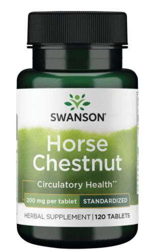 Horse Chestnut (Конский каштан) 200 мг 120 таблеток (Swanson)