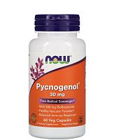 Now Foods Пикногенол (Pycnogenol) 30 мг. 60 вегетарианских капсул