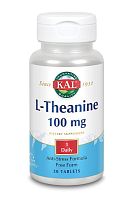 L-Theanine 100 мг (Л-Теанин) 30 таблеток (KAL)
