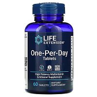 Мультивитамины Life Extention One-Per-Day 60 таблеток
