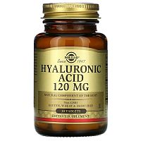 Solgar Гиалуроновая кислота (Hyaluronic Acid) 120 мг. 30 таблеток